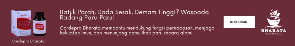 GDN cordepro radang paru paru